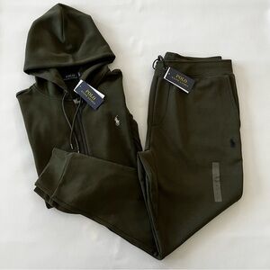 Polo Ralph Lauren Double-Knit Full-Zip Hoodie Set Large